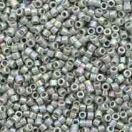 Miyuki beads delica's 11/0 Opaque AB Grey