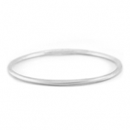 Inspired temple bangles 3mm size M Silver