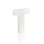 Shell pendants specials letter T White (natural colour)