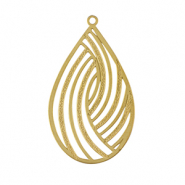 Stainless steel charms bohemian drop Gold