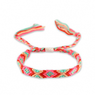 Ready-made Bracelets Neon Pink-Red