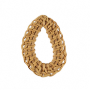 Rattan pendants drop Natural Beige