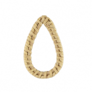 Rattan pendants drop Natural Beige