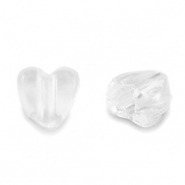 Acrylic beads heart Transparent