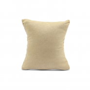 Jewellery display cushion velvet Beige