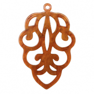 Resin pendants Topaz Brown