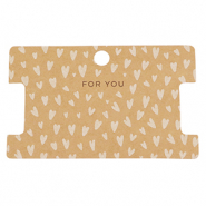 Jewellery cards "for you" Brown
