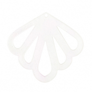 Resin pendants shell Off White