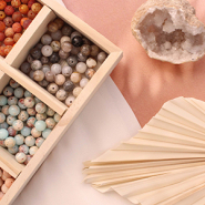 Natural stone beads Jewellery with a natural touch made from scientifically researched natural stone