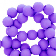 6 mm acrylic beads Dark Purple