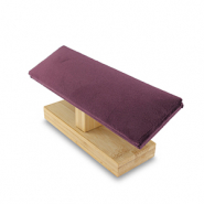 Jewellery display for bracelets Natural-Aubergine Purple