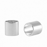 DQ European metal beads tube Ø5mm Antique Silver (nickel free)