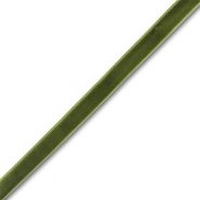 Velvet ribbon Moss Green