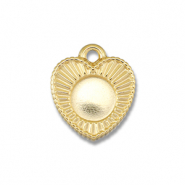 BY31&reg; Stainless steel charms with setting for SS34 flat back Gold