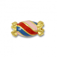 Metal beads candy Multicolour-Gold