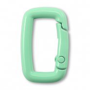 Colourful jewellery findings key chain rectangle Mint Green