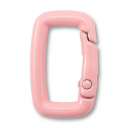 Colourful jewellery findings key chain rectangle Light Pink