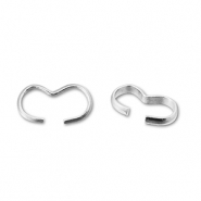 DQ European metal findings Antique Silver (Nickelfree)