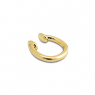 Stainless steel earrings ear cuff Gold