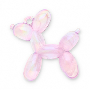 Statement charms balloon dog Lilac Purple-AB Coating