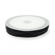 Elastic cord 0.8mm Black