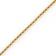 Round hematite beads Gold