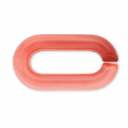 Acrylic chain 20mm loose links Coral Red