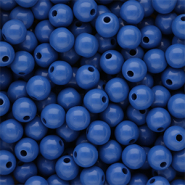 8 mm DQ acrylic beads shiny Dazzling Blue 18-3949 TCX