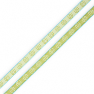 BY31&reg; Ribbon tekst spiral Green-Turquoise Blue