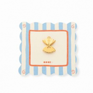 BY31® Eco-brass metal charms farfalle pasta Gold