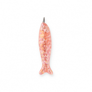 DQ® greek ceramic charms sardine Coral Pink