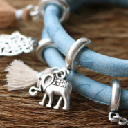 Inspirational Sets Rough & chic, faux leather bracelets