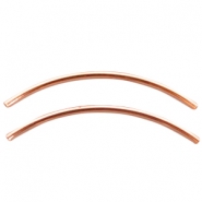 DQ metal findings tube 2x50mm Rose Gold 