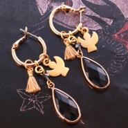 Inspirational Sets Handmade earrings with crystal glass charms