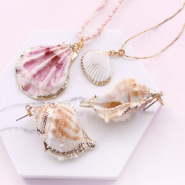 Inspirational Sets Jewellery and accessory making with our new shell pendants and belcher chain!