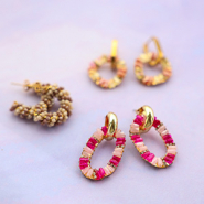 NEW Shop Now! New top faceted earrings and charms