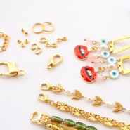 NEW DQ metal findings and charms