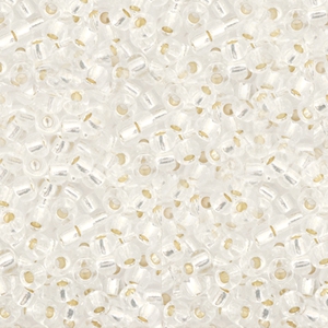 Miyuki seed beads 11/0 Silverlined Crystal 11-1