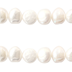 BQ Freshwater pearls nugget round 8-9mm Natural White