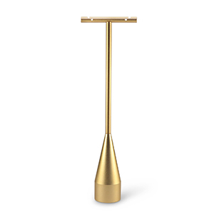 Jewellery display T-Form for earrings Gold