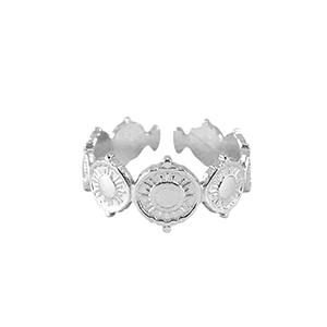Stainless steel rings Silver