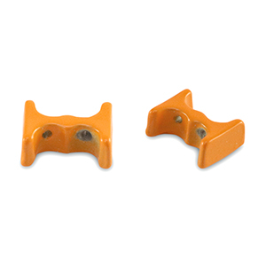 Tile beads Orange