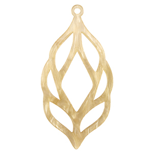 Resin pendants Sand Beige