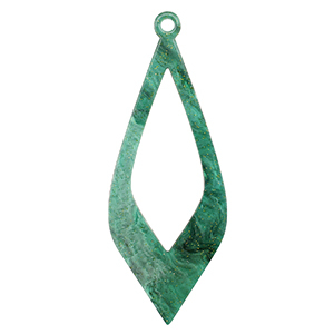 Resin pendants Multicolor Green
