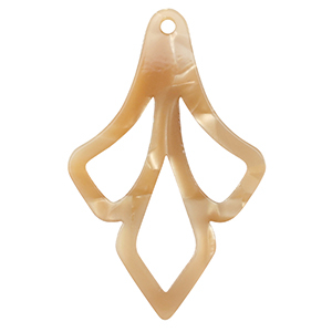 Resin pendants Sand Brown