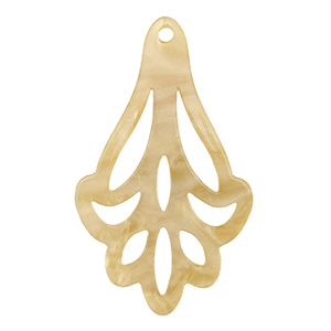 Resin pendants Sand Beige