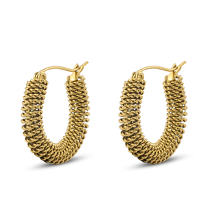 Stainless steel earrings / earpins Gold