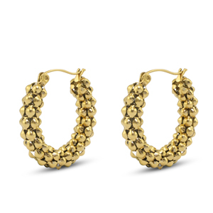 Stainless steel earrings / earpins Gold
