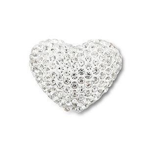 Bohemian beads heart Silver