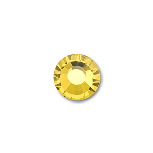 Preciosa SS16 flat back Light Topaz